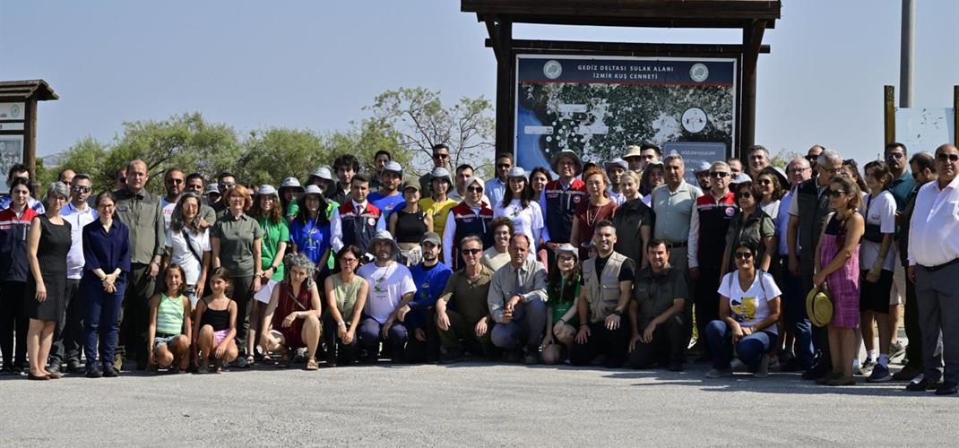 İzmir Kuş Cenneti Flamingo Halkalama Çalışması 